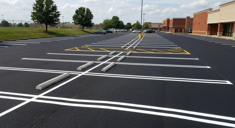 Commercial Asphalt Painting in Roswell, GA
