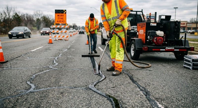 Hot Tar Driveway Sealing in Miami Dade County, FL