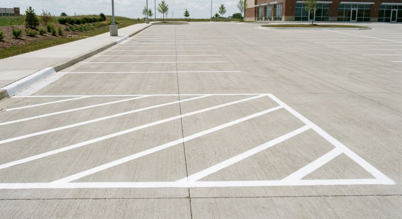 Parking Area Striping in Lawrenceville, GA