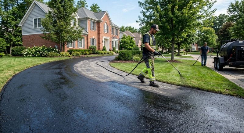 Residential Driveway Sealcoating in Greenville, SC